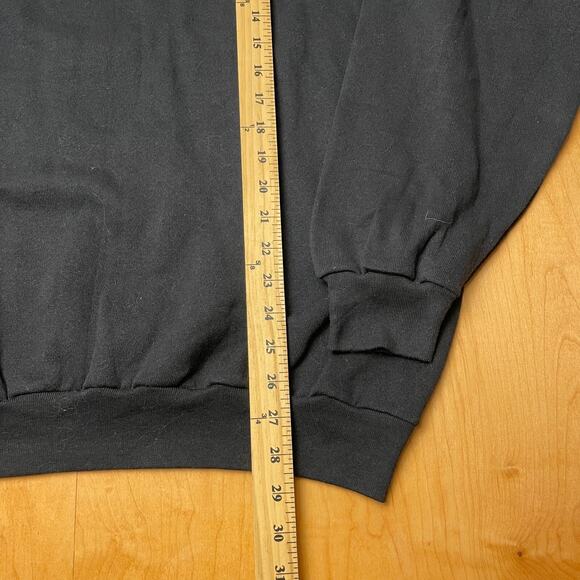 Vintage Women of Earth Avon 90's Black XL Pullover Long Sleeve Sweatshirt - Picture 6 of 9